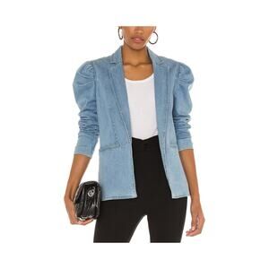 Central Park West 'Balsam' Blue Denim Blazer Size XS